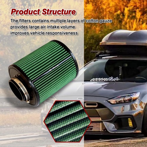 High Performance Air Filter Intake Compatible with Ford Focus 2009-2018 RS/ST... - Picture 4 of 6