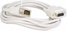 10ft DB9 9 Pin Male to Female Serial Extension Cable - Reliable Connectivity