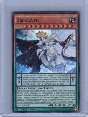 Zefraath 1st Edition Super Rare Maximum Crisis MACR-EN030 LP