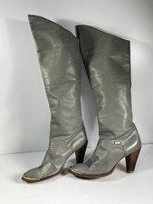 Vintage Dingo Boots Womens 8.5 N High Western Genuine Leather 22401