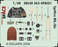 Eduard Accessories 3DL48265 - 1:48 Spitfire Mk.Ixe Space For Airfix - Neu
