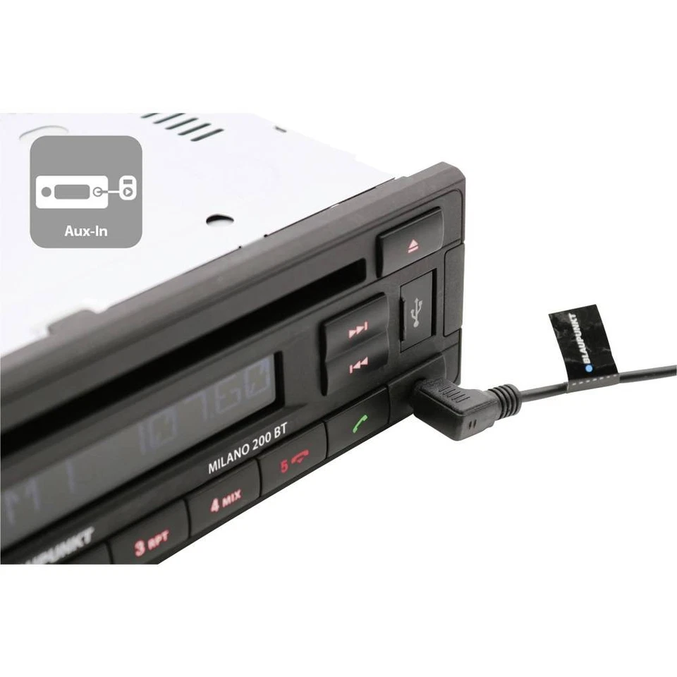 Blaupunkt Milano 200 BT Autoradio Vivavoce Bluetooth® - Immagine 4 di 4