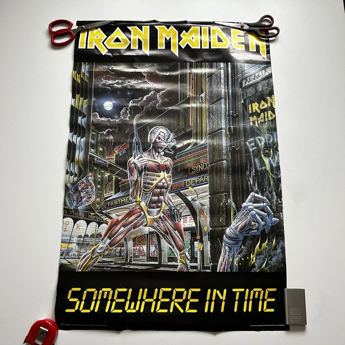 Las mejores ofertas en Original pósters de Iron Maiden | eBay