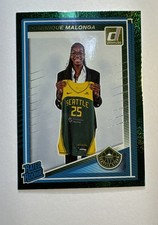 2025 Panini Donruss WNBA - Rated Rookie Dominique Malonga #89 Green Shimmer (RC)