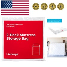 Mattress Bag   2 Pack Queen / Full size Mattress Bags for Moving, Storage  D...
