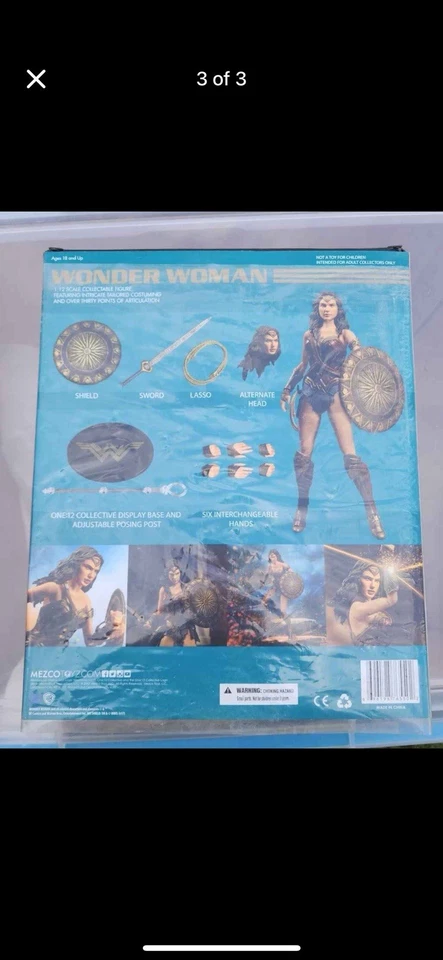 Figura de acción Mezco One-12 Collective Marvel’s Netflix Wonder Woman Foto 3 de 3