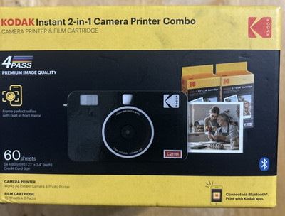 KODAK 2-in-1 Instant Camera & Printer Combo 60 Sheets... FREE S&H!