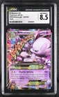 CGC NM/MINT+ 8.5: Pokémon M Mewtwo EX BREAKthrough 64/162 Ultra Rare Holo