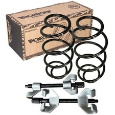 2x MONROE Fahrwerksfeder Vorne + Federspanner f&uuml;r SEAT LEON SKODA OCTAVIA III