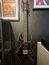 B.C. Rich Warlock / Warbeast Platinum Black Trace Series Ltd Edition