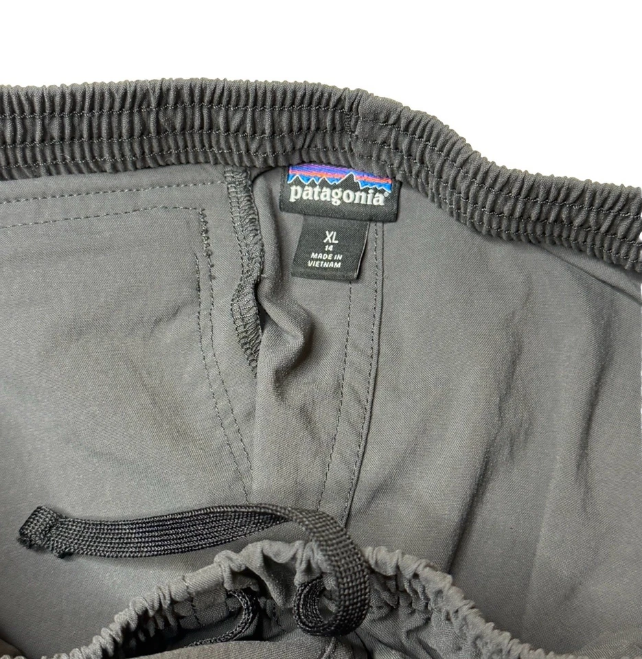 Calça de náilon Patagonia infantil juvenil quandary cinza forjado XL 14 - Imagem 3 de 4