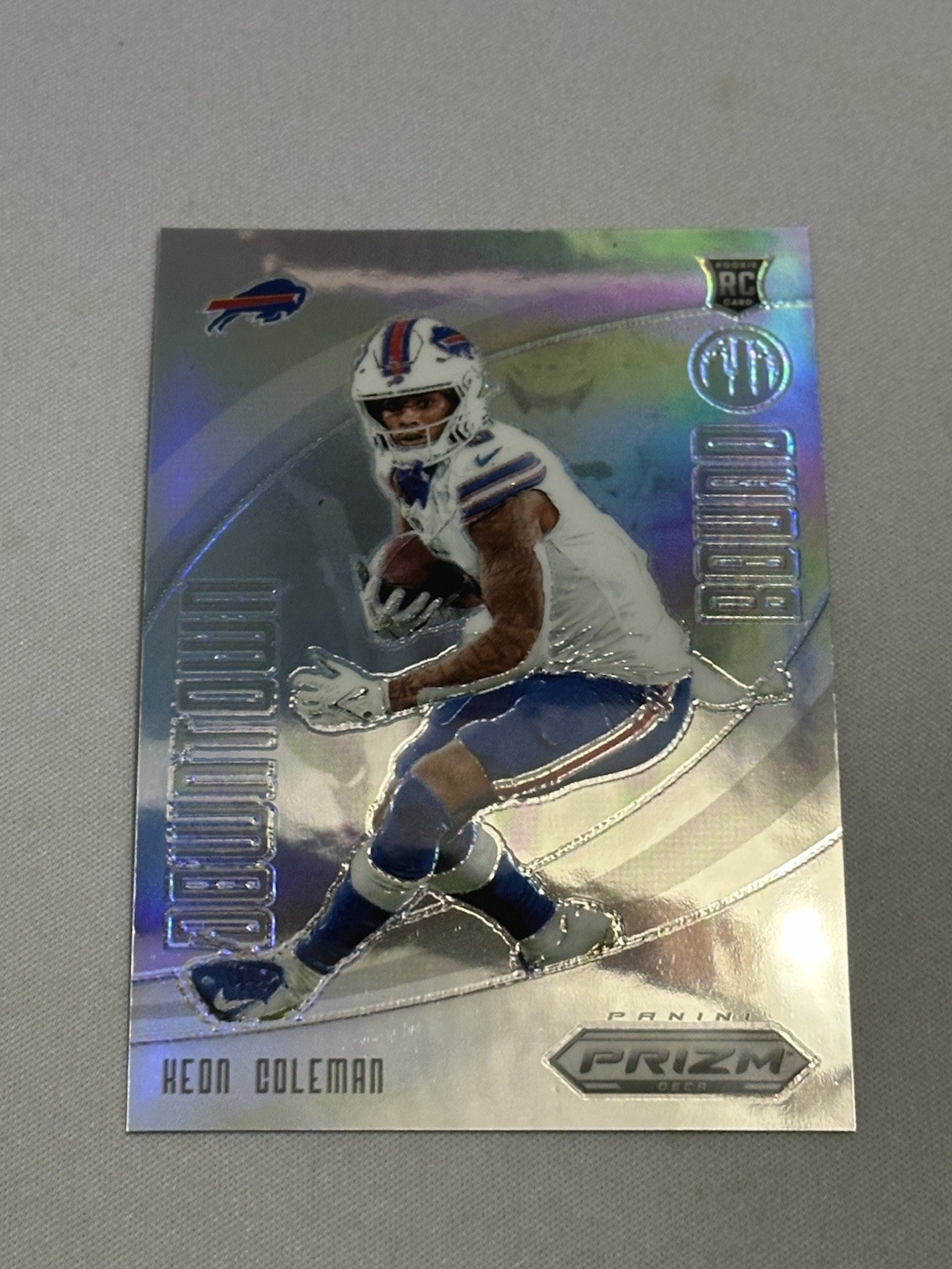 2024 Panini Prizm Deca Downtown Bound Silver Prizm Rookie Keon Coleman RC #14