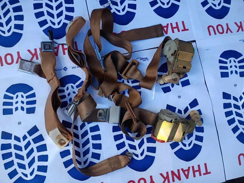 Juego completo de cinturón de seguridad Chevy Caprice Carmel 1980-1989 asiento de banco delantero Foto 3 de 4