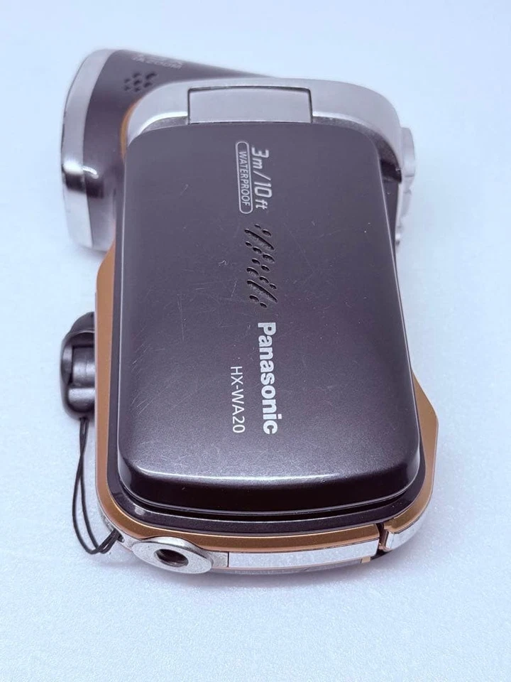 Panasonic HX-WA20 Waterproof HD Camcorder Gun Grip Xacti Video Camera Gray - Image 3 of 4