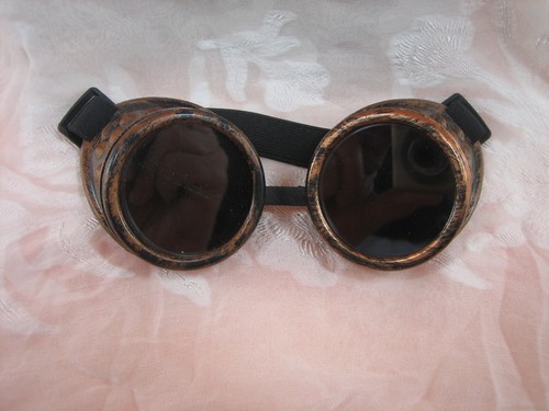 Steampunk Welding Glasses Fatigue Bronze Finish