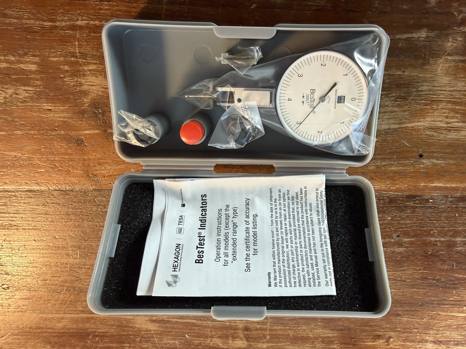 Browne & Sharpe BesTest Dial Test Indicator. BRAND NEW IN ORIGINAL BOX.