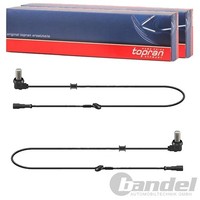 2X Topran ABS-SENSOREN Hinten Beidseitig Passend FÜR Audi 100 A6 Links+Rechts