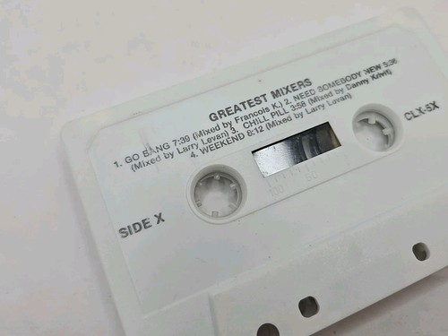 Greatest Mixers Collection by Sleeping Bag Records (Cassette, 1985) Rare - Good - Imagen 4 de 7