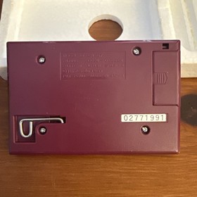 NINTENDO GAME & WATCH  HELMET  GOLD BOXED WITH MANUAL 1981 Working