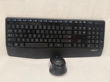 Logitech K340 Wireless Keyboard with Palm Rest, Black, Mouse Included Has Dongle