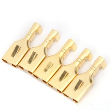 100 PCs 7.8mm Quick Splice Wire Spade Connectors Kit Brass Quick Connectors W...