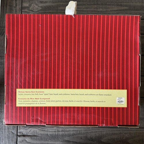 Restoration Hardware Deluxe Santa Suit Open Box but never worn Velvet - Picture 3 of 7