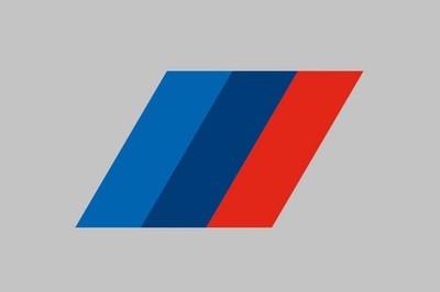 BMW M Series Performance Tricolor Stripe Inspired Car Vinyl Decal Sticker