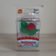RaZ-berry Teether, 3 Months , Green/Red, 1 Count
