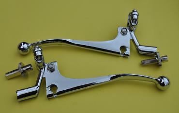 Doherty 217 1" Triumph Clutch and Brake Lever Set - Picture 2 of 2