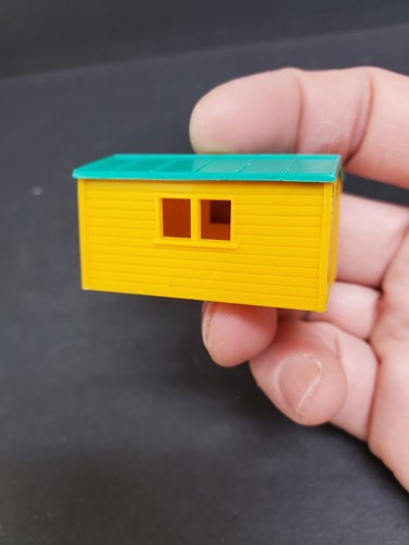 1966 LESNEY MATCHBOX #60 SITE HUT TRUCK WITH HUT VINTAGE DIECAST a - Picture 21 of 24