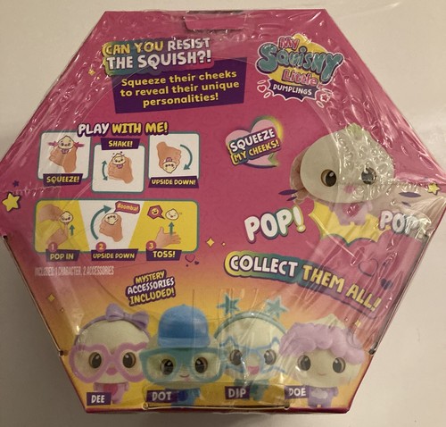 [NEW] My Squishy Little Dumplings Interactive Pink Dee With Accessories - Picture 2 of 2