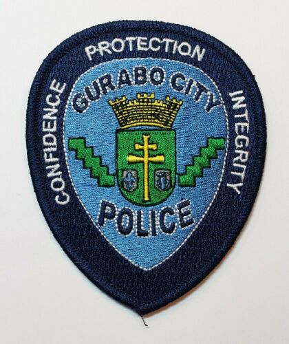 VINTAGE OBSOLETE PATCH / POLICIA GURABO / PUERTO RICO  - Picture 1 of 2