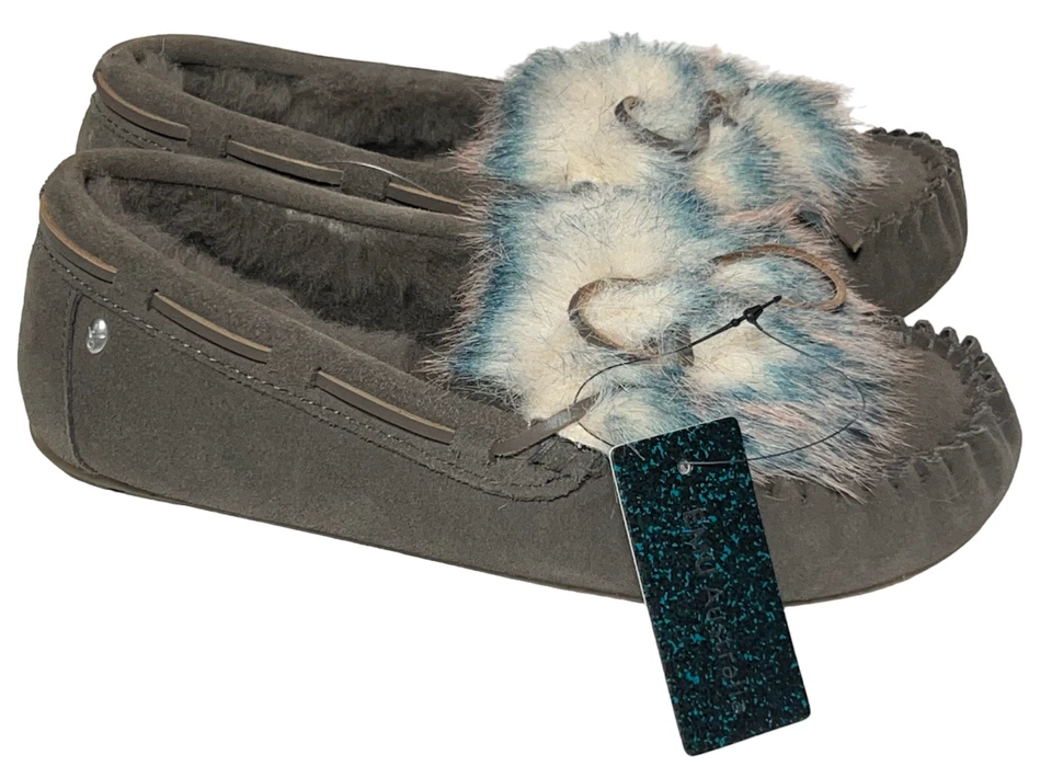 NUEVO EMU AUSTRALIA x ANTHROPOLOGIE GRIS LAVA AMITY MOCASINES ZAPATILLAS ZAPATOS 7 Foto 2 de 4