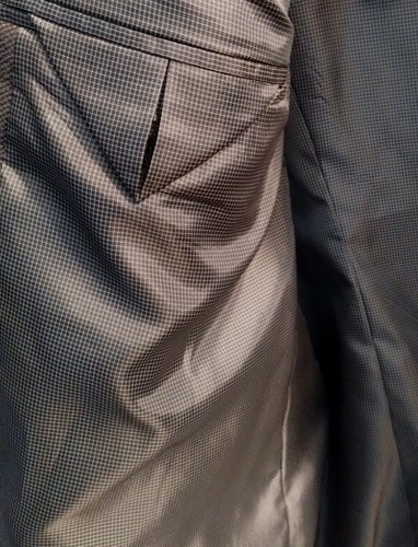 IZOD Blazer Mens 42R Gray Suit Jacket Sport Coat Single Breasted Polyester - Picture 11 of 12