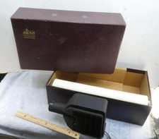 Vintage G-M Laboratories SKAN Blower Cooled Slide Projector In Case w/ Screen