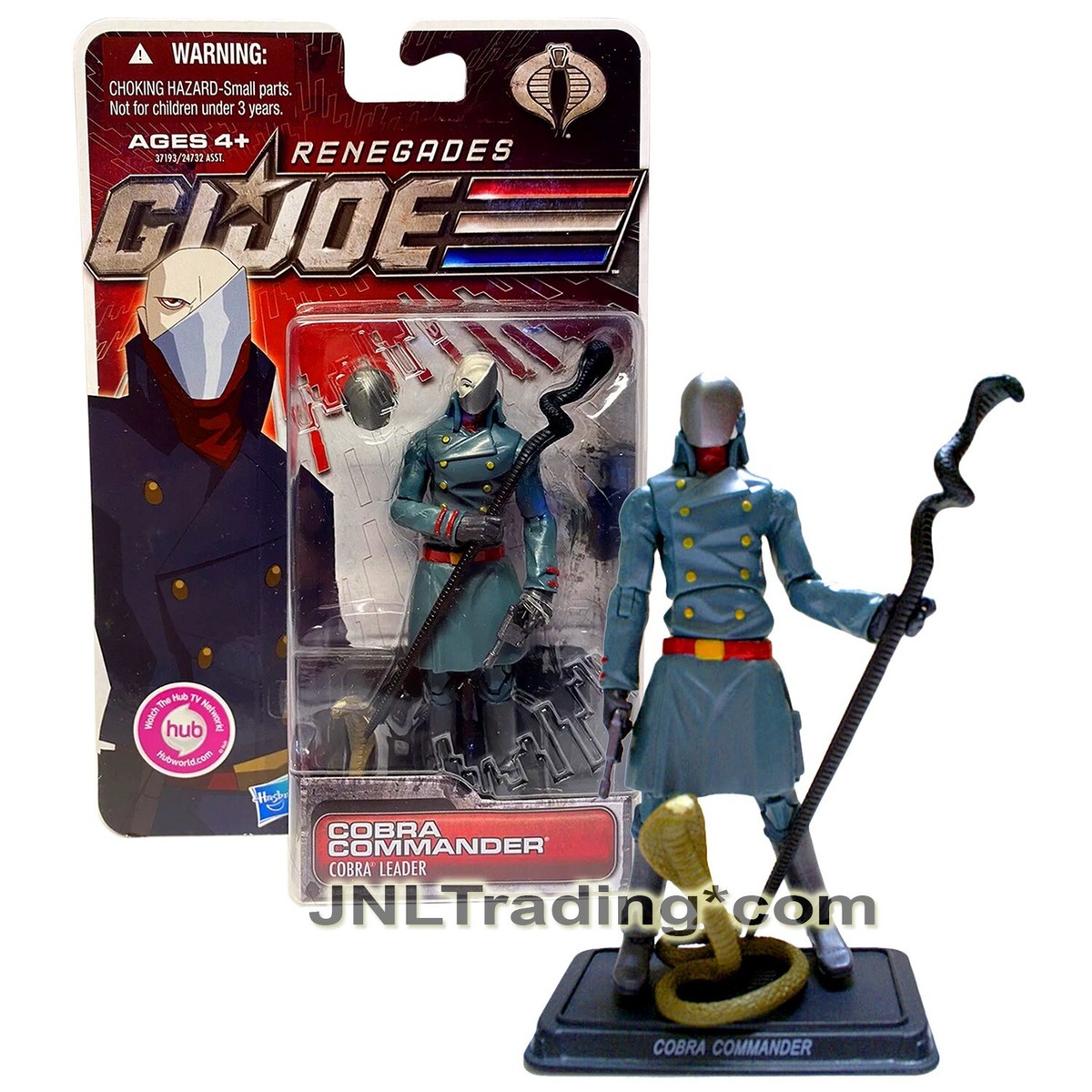 Year 2011 GI JOE Renegades Series 4 Inch Figure - Cobra Leader