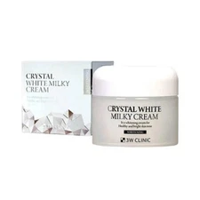 3W CLINIC Crystal White Milky Cream - 50g - USA Seller, Fast Shipping