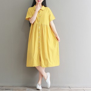 loose yellow dress