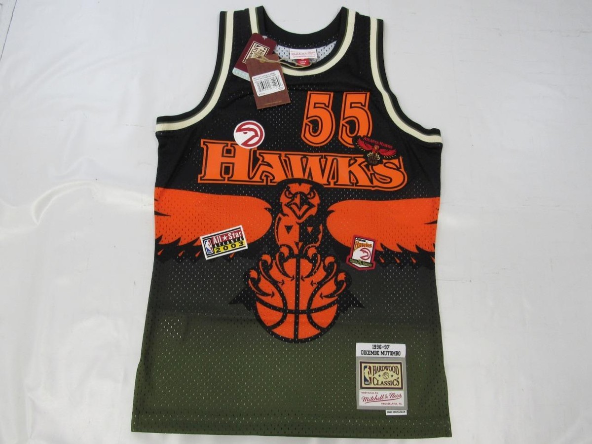 Mitchell & Ness Atlanta Hawks Swingman Jersey – Dikembe Mutombo 96-97 Hardwood Classics, Size XL - View #10