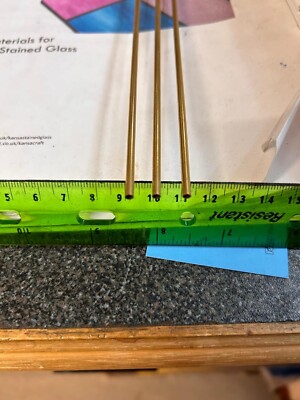 Messingrohre 3 mm Durchmesser x 400 mm lang (andere Größen verfügbar.) Kupfer auch vorhanden.