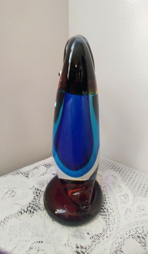 Murano Art Glass Bird Figurine Sculpture Hand Made Vintage - Picture 5 of 9