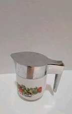 Gemco Corning Creamer Spice of Life Pot A Creme Vintage Coffee Cream Milk Glass 