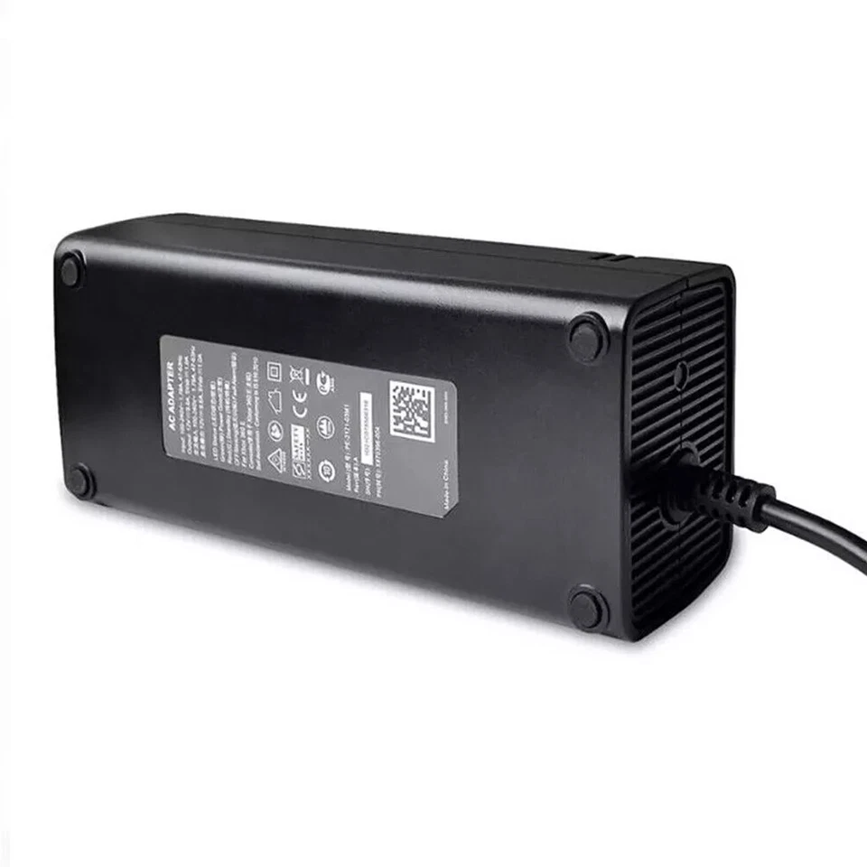 Power Supply for Xbox 360 E Console AC Adapter Plug Charger Brick Cable Cord - Image 3 of 4
