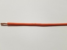 ORANGE GXL 12 AWG AUTOMOTIVE WIRE WITH LEGEND PRINT HIGH TEMP COPPER USA 25'