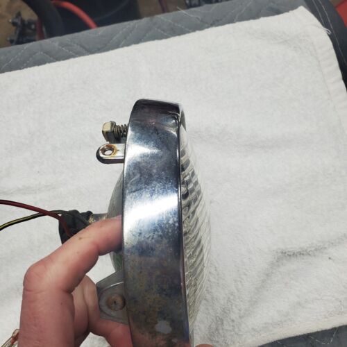 Kawasaki 1972-76 H1 500 Mach III OEM Original Stanley Headlamp & Housing Tested - Picture 7 of 14
