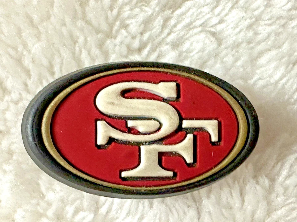 VINTAGE '06 - ¡Raro! San Francisco 49ers SF Logo Zapato Dije (Jibbitz) ¡IMPRESCINDIBLE! Foto 2 de 4