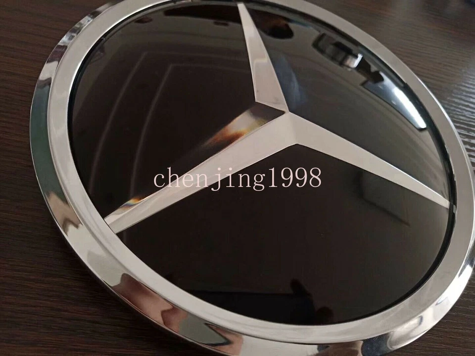 Espejo retrovisor estrella emblema insignia plateado 20,5 CM para Mercedes-Benz GLC GLE GLS 2015-2019 Foto 4 de 4