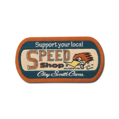 Clay Smith Speed Shop Aufnäher Mr Horsepower patch Rock n Roll Mooneyes ElMirage