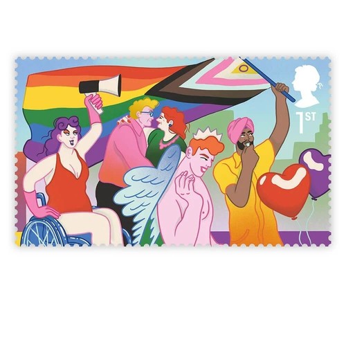 Estampillas de celebración del orgullo de Royal Mail - 2022, paquete de presentación - Imagen 8 de 9