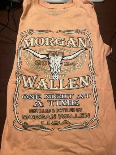 Camiseta Morgan Wallen 2024 One Night At A Time. Philly Stop. Talla XL.Bonito color - Imagen 1 de 6
